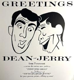 Martin & Lewis Orig. 1955 Friars Club Roast Golden Jubilee Dinner Program