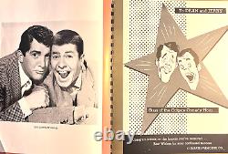 Martin & Lewis Orig. 1955 Friars Club Roast Golden Jubilee Dinner Program