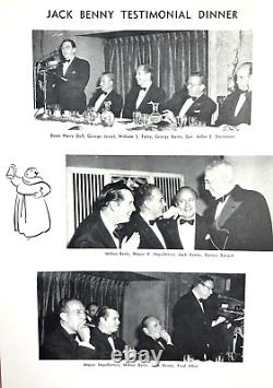 Martin & Lewis Orig. 1955 Friars Club Roast Golden Jubilee Dinner Program