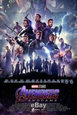 Marvel AVENGERS ENDGAME 2019 Original INTL Ver B DS 2 Sided 27X40 Movie Poster