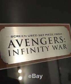Marvel Avengers Infinity War SCREEN USED SET PIECE Movie Prop Titan Fight Scene