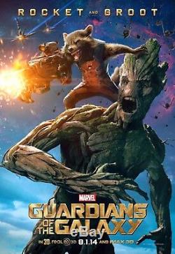 Marvel GUARDIANS OF THE GALAXY 2014 Ver C DS 2 Sided 4x6' US Bus Shelter Poster