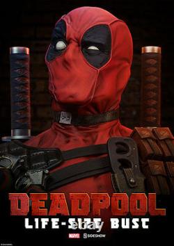 Marvel Sideshow Deadpool 11 Scale Bust Statue Figure Prop Replica X-force X-men