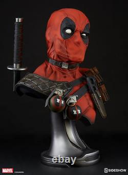 Marvel Sideshow Deadpool 11 Scale Bust Statue Figure Prop Replica X-force X-men