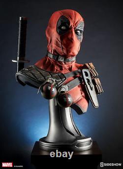 Marvel Sideshow Deadpool 11 Scale Bust Statue Figure Prop Replica X-force X-men