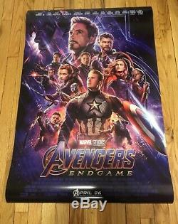 Marvel Studios Avengers Endgame 2019 Original Double Sided Movie Poster 27x40