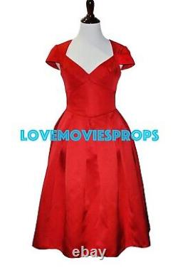 Me Before You Emilia Clarke Screen Worn Iconic Red Dress Costume Marilyn Monroe