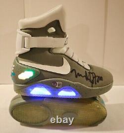 Michael J Fox Back To The Future 2 autograph signed Mags Sneakers BAS Beckett