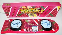 Michael J Fox Christopher Lloyd Back To The Future signed Hoverboard BAS Beckett