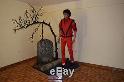 Michael Jackson LIFE-SIZE Thriller Statue Terminator Bust Figure 1/1 Movie Prop