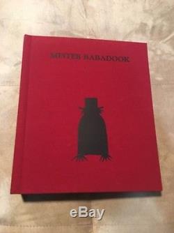 Mister Babadook Pop Up Book Signed Rare OOP First Edition NO RESERVE