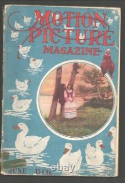 Motion Picture Magazine 6/1914-Illustrated pulp type stories of current films