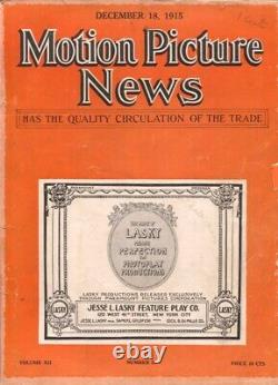 Motion Picture News 12/18/1915-silent film era-historic movie ads-The Underw