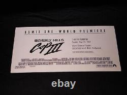 Movie Memorabilia Beverly Hills Cop III WORLD MOVIE PREMIERE Invitation 1994