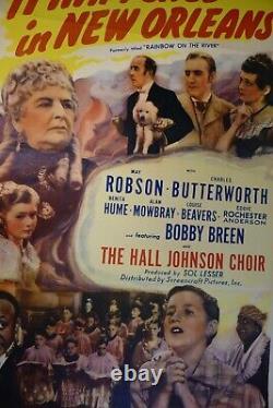 Movie Poster 1936 It Happened In New Orleans Rainbow On The River