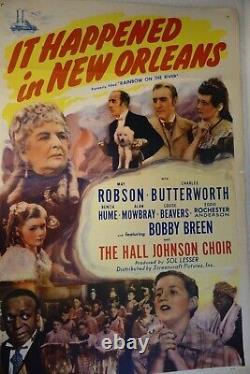 Movie Poster 1936 It Happened In New Orleans Rainbow On The River