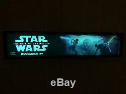 Movie Theater Mylar/ Poster Lightbox 5 X 25 inches