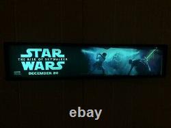 Movie Theater Mylar/ Poster Lightbox 5 X 25 inches