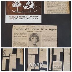 Movie memorabilia collectibles Imogene Coca A Thurber carnival & more