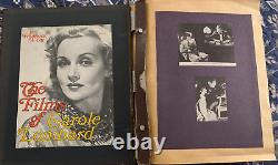 Must See-Fan Scrap Book-CAROLE LOMBARD 124 Pages of photos by films- wow