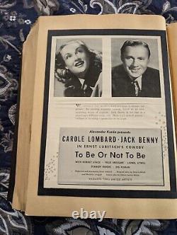 Must See-Fan Scrap Book-CAROLE LOMBARD 124 Pages of photos by films- wow