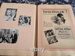 Must See-Fan Scrap Book-CAROLE LOMBARD 124 Pages of photos by films- wow