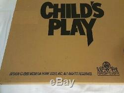 NEW Original Child's Play Movie Standee 1989 Lobby Theater Display Chucky SEALED