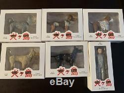 NEW! Unique Isle of Dogs merchandise, figures, lunch box, sweatband, dish towel