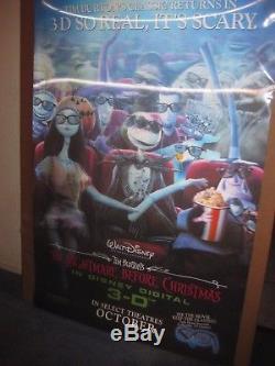 NIGHTMARE BEFORE CHRISTMAS 3D RR2008 RARE Original LENTICULAR 27x40 Movie Poster