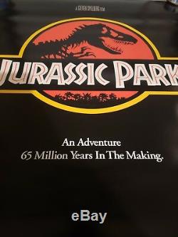 NRMINT C9 ROLLED! ORIGINAL Jurassic Park 1992 27x40 DS Movie Poster Dinosaur