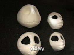 Nightmare Before Christmas REAL Head Casts Stop Motion Props Jack Skellington