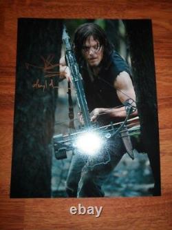 Norman Reedus Signed 11x14 Photo #3-daryl Dixon The Walking Dead Jsa Certified