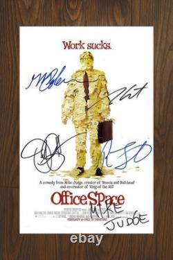OFFICE SPACE Signed Movie Poster 11x17 with COA Authentic Memorabilia