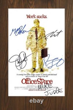 OFFICE SPACE Signed Movie Poster 11x17 with COA Authentic Memorabilia
