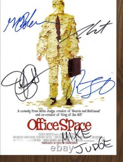 OFFICE SPACE Signed Movie Poster 11x17 with COA Authentic Memorabilia