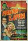 ORIGINAL 1943 film PHANTOM OF THE OPERA poster Universal Pictures Claude Rains