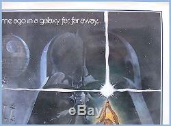 ORIGINAL 1977 STAR WARS 1st PRINTING ONE SHEET POSTER STYLE A 77/21-0