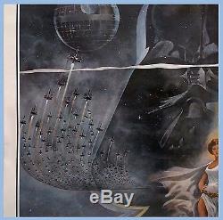 ORIGINAL 1977 STAR WARS 1st PRINTING ONE SHEET POSTER STYLE A 77/21-0
