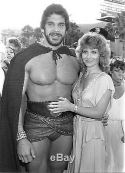 ORIGINAL HERCULES Costume with Cape Worn by LOU FERRIGNO Bodybuilder The Hulk