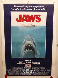 ORIGINAL JAWS Roy Schneider ROBERT SHAW Richard Dreyfuss 1975