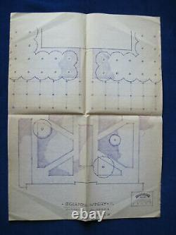 ORIGINAL SITE PLAN DESIGN by DEAN TAVOULARIS for COPPOLA's INGLENOOK WINERY