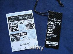 ORIGINAL TAPING & AFTER PARTY INVITATION to JAMES FRANCO COMEDY CENTRAL ROAST