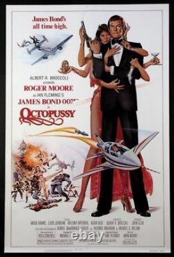 Octopussy Roger Moore James Bond 1983 1-sheet Rolled Near Mint