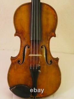 Old vintage violin USED IN A FILM Italian gold color SALE HELPS ORCHESTRA