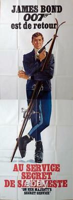 On Her Majesty's Secret Service James Bond 007 Sport Ski Rare 2 Panels