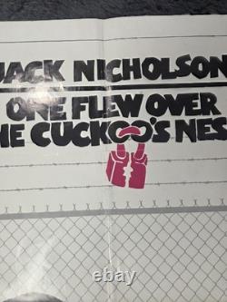 One Flew Over the Cuckoo's Nest 1975 27x41 Pre-Academy Award Movie Poster