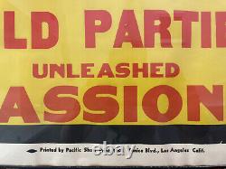 Original 1936 MARIHUANA Linen Backed One Sheet Movie Poster, Reefer Madness