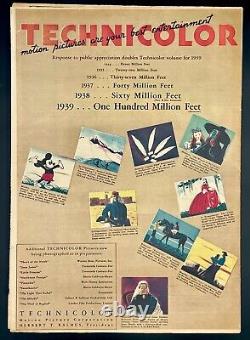 Original 1938 LA Times Motion Picture Special Supplement Movie Ads, industry