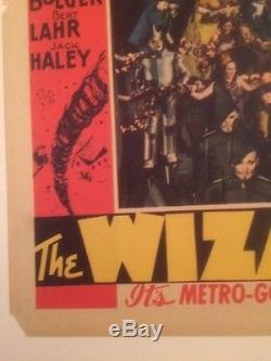 Original 1939 Wizard Of Oz Lobby Judy Garland