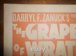 Original 1940 Title Lobby Card for the Grapes of Wrath-very good condition